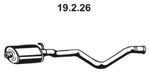 EBERSPÄCHER 19.2.26 priekinis duslintuvas 
 Išmetimo sistema -> Duslintuvas
1717.29