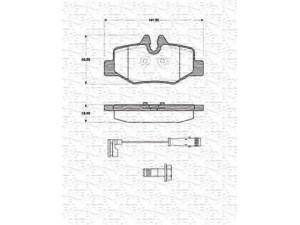 MAGNETI MARELLI 363702161425 stabdžių trinkelių rinkinys, diskinis stabdys 
 Techninės priežiūros dalys -> Papildomas remontas
0014211010