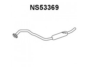VENEPORTE NS53369 galinis duslintuvas 
 Išmetimo sistema -> Duslintuvas
2035032J00, 2035032J05, 2035032J25