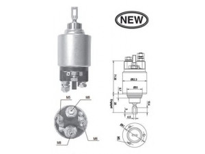 MAGNETI MARELLI 940113050555 solenoidinis jungiklis, starteris 
 Elektros įranga -> Starterio sistema -> Solenoidinis jungiklis