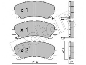 METELLI 22-0902-0 stabdžių trinkelių rinkinys, diskinis stabdys 
 Techninės priežiūros dalys -> Papildomas remontas
8-98079104-0, 8979475710, 8980791040