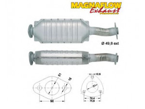 MAGNAFLOW 85822 katalizatoriaus keitiklis 
 Išmetimo sistema -> Katalizatoriaus keitiklis
855022, 855070