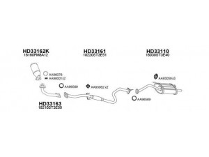 VENEPORTE 330015 išmetimo sistema 
 Išmetimo sistema -> Išmetimo sistema, visa