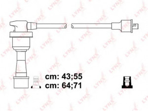 LYNXauto SPC5515 uždegimo laido komplektas 
 Kibirkšties / kaitinamasis uždegimas -> Uždegimo laidai/jungtys
MD134754, MD176915, MD192995