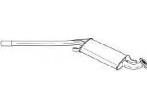 AKS DASIS SG10427 vidurinis duslintuvas