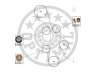 OPTIMAL SK-1599 paskirstymo diržo komplektas 
 Techninės priežiūros dalys -> Papildomas remontas
06F 198 119, 06F 198 119, 06F 198 119