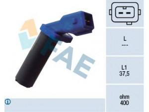 FAE 79134 jutiklis, alkūninio veleno impulsas; RPM jutiklis, variklio valdymas 
 Elektros įranga -> Jutikliai
1110834, YS6A-6C315-AB, C201-18-221