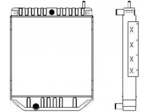 SAKURA  Automotive 1312-0501 radiatorius, variklio aušinimas
