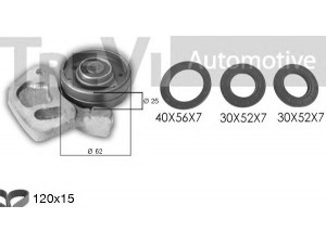 TREVI AUTOMOTIVE KD1441S paskirstymo diržo komplektas 
 Techninės priežiūros dalys -> Papildomas remontas
