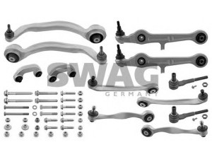 SWAG 30 93 9404 jungčių komplektas, rato pakaba 
 Ašies montavimas/vairavimo mechanizmas/ratai -> Valdymo svirtis/pasukamosios svirties sujungimas -> Vairo trauklės (valdymo svirtis, išilginis balansyras, diago
8E0 407 151 R, 8E0 407 151 R S3
