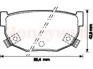 BENDIX 572130B stabdžių trinkelių rinkinys, diskinis stabdys 
 Techninės priežiūros dalys -> Papildomas remontas
4406035F90, 4406035F91