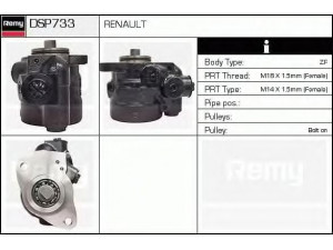 DELCO REMY DSP733 hidraulinis siurblys, vairo sistema 
 Vairavimas -> Vairo pavara/siurblys
