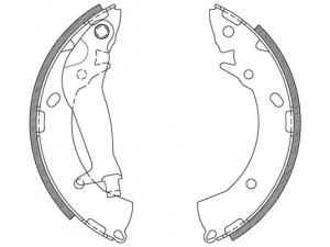 OPEN PARTS BSA2113.00 stabdžių trinkelių komplektas 
 Techninės priežiūros dalys -> Papildomas remontas
583051CA00, 583051CA10