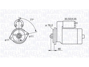 MAGNETI MARELLI 063521230160 starteris 
 Elektros įranga -> Starterio sistema -> Starteris
02E911023H