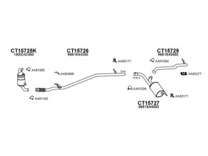 VENEPORTE 250486 išmetimo sistema 
 Išmetimo sistema -> Išmetimo sistema, visa
