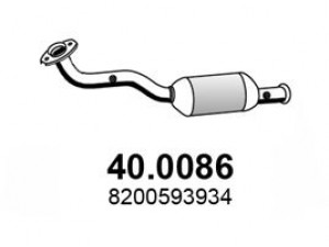 ASSO 40.0086 katalizatoriaus keitiklis 
 Išmetimo sistema -> Katalizatoriaus keitiklis
8200114121, 8200122934, 8200593934