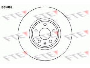 FTE BS7699 stabdžių diskas 
 Dviratė transporto priemonės -> Stabdžių sistema -> Stabdžių diskai / priedai
8K0 615 301 A, 8K0 615 301 A