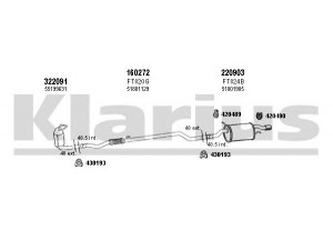 KLARIUS 330907E išmetimo sistema