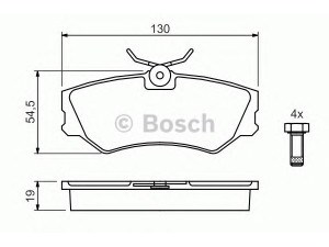 BOSCH 0 986 460 941 stabdžių trinkelių rinkinys, diskinis stabdys 
 Techninės priežiūros dalys -> Papildomas remontas
701 615 151, 701 698 151, 701 698 151 C