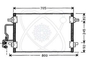 ELECTRO AUTO 30B0026 kondensatorius, oro kondicionierius 
 Oro kondicionavimas -> Kondensatorius
4D0260401A
