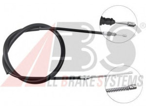 A.B.S. K10956 trosas, stovėjimo stabdys 
 Stabdžių sistema -> Valdymo svirtys/trosai
7700 759 586, 7700 760 876, 7704 001 610