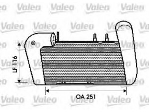 VALEO 817761 tarpinis suslėgto oro aušintuvas, kompresorius 
 Variklis -> Oro tiekimas -> Įkrovos agregatas (turbo/superįkrova) -> Tarpinis suslėgto oro aušintuvas
028145805, 28145805