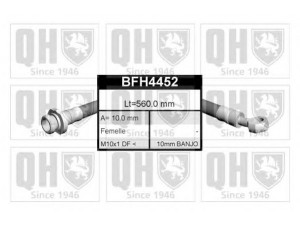 QUINTON HAZELL BFH4452 stabdžių žarnelė 
 Stabdžių sistema -> Stabdžių žarnelės
FBH 6299, 46210-04A00