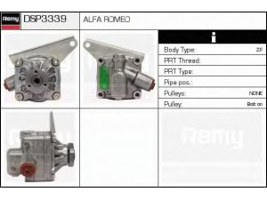 DELCO REMY DSP3339 hidraulinis siurblys, vairo sistema 
 Vairavimas -> Vairo pavara/siurblys
60813339