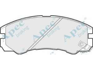 APEC braking PAD1036 stabdžių trinkelių rinkinys, diskinis stabdys 
 Techninės priežiūros dalys -> Papildomas remontas
8971755310