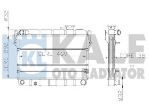 KALE OTO RADYATÖR 102300 radiatorius, variklio aušinimas 
 Aušinimo sistema -> Radiatorius/alyvos aušintuvas -> Radiatorius/dalys
4341462, 4344166, 5953475, 5953680