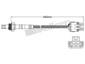 WALKER PRODUCTS 250-23137 lambda jutiklis
90541303, 90541304, 90570417, 7700860257