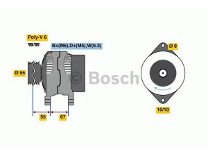 BOSCH 0 986 080 900 kintamosios srovės generatorius 
 Elektros įranga -> Kint. sr. generatorius/dalys -> Kintamosios srovės generatorius
77 00 107 124, 77 00 424 596, 77 00 430 181