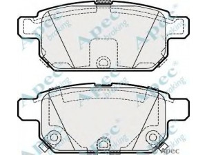 APEC braking PAD1843 stabdžių trinkelių rinkinys, diskinis stabdys 
 Techninės priežiūros dalys -> Papildomas remontas
5580068L00, 5580068L00000