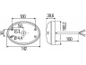 HELLA 2SB 343 390-091 kombinuotas galinis žibintas
152 9542