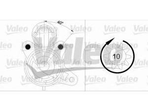 VALEO 455893 starteris 
 Elektros įranga -> Starterio sistema -> Starteris
1040613, 1061458, 1087281, 1104965