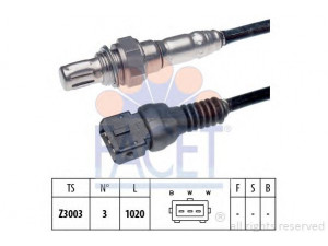 FACET 10.7045 lambda jutiklis 
 Variklis -> Variklio elektra
030 906 265, 030 906 265 C, 030 906 265 S
