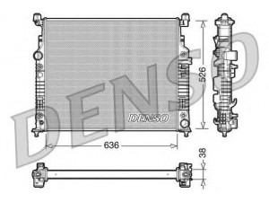 DENSO DRM17006 radiatorius, variklio aušinimas 
 Aušinimo sistema -> Radiatorius/alyvos aušintuvas -> Radiatorius/dalys
2515000103, 2515000303