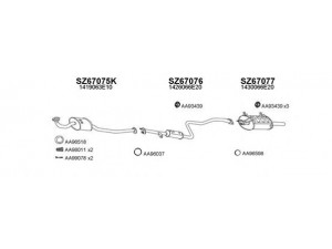VENEPORTE 670024 išmetimo sistema