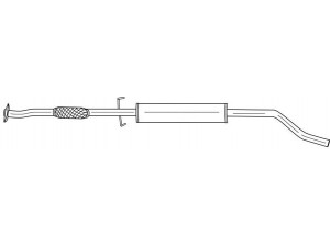 AKS DASIS SG13400 vidurinis duslintuvas