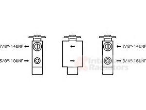 VAN WEZEL 30001101 išsiplėtimo vožtuvas, oro kondicionavimas 
 Oro kondicionavimas -> Vožtuvai
1268300284, 1268300384, 1268300584