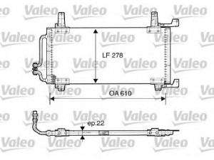 VALEO 816866 kondensatorius, oro kondicionierius 
 Oro kondicionavimas -> Kondensatorius
7700840853