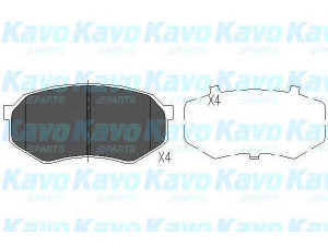 KAVO PARTS KBP-4524 stabdžių trinkelių rinkinys, diskinis stabdys 
 Techninės priežiūros dalys -> Papildomas remontas
AY040MA003, H2603328Z, H2603328ZA