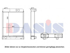 AKS DASIS 440499N radiatorius, variklio aušinimas
