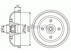 BOSCH 0 986 477 256 stabdžių būgnas 
 Stabdžių sistema -> Būgninis stabdys -> Stabdžių būgnas
90007526, 932311267, 418117, 90 007 526