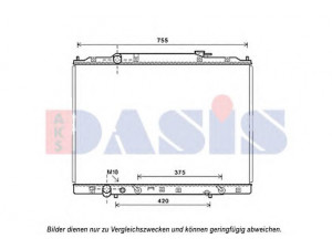 AKS DASIS 010022N radiatorius, variklio aušinimas
19010RN0A51, 19010RN0A52