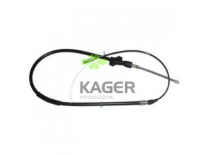 KAGER 19-0028 trosas, stovėjimo stabdys 
 Stabdžių sistema -> Valdymo svirtys/trosai
443609721, 443609721K