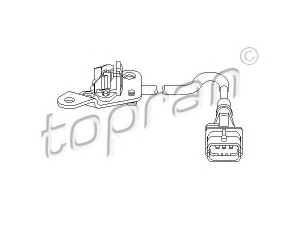 TOPRAN 207 416 RPM jutiklis, variklio valdymas 
 Kibirkšties / kaitinamasis uždegimas -> Impulsų generatorius
62 35 667, 93179513