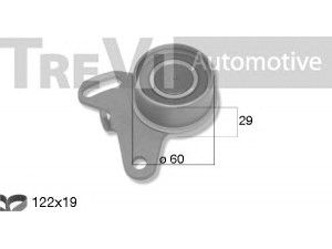 TREVI AUTOMOTIVE KD1496 paskirstymo diržo komplektas 
 Techninės priežiūros dalys -> Papildomas remontas