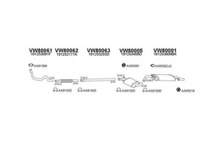 VENEPORTE 800029 išmetimo sistema 
 Išmetimo sistema -> Išmetimo sistema, visa