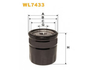 WIX FILTERS WL7433 alyvos filtras 
 Techninės priežiūros dalys -> Techninės priežiūros intervalai
1339125, 18075 16, 4M5Q-6714-DA